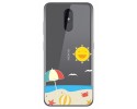 Funda Gel Transparente para Nokia 3.2 diseño Playa Dibujos