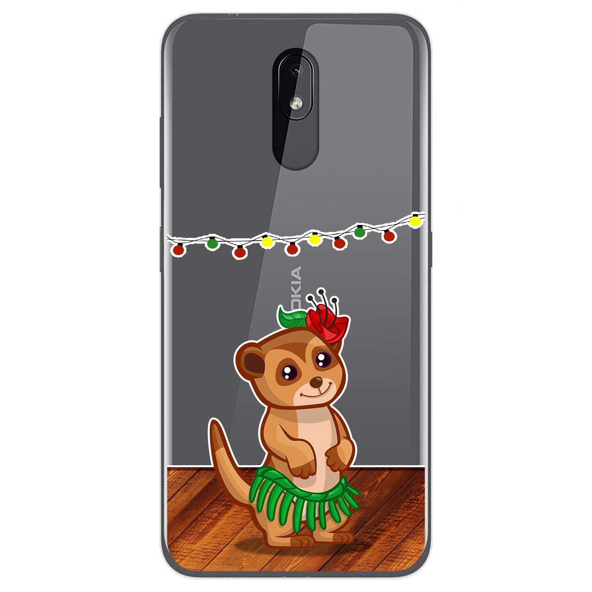 Funda Gel Transparente para Nokia 3.2 diseño Suricata Dibujos