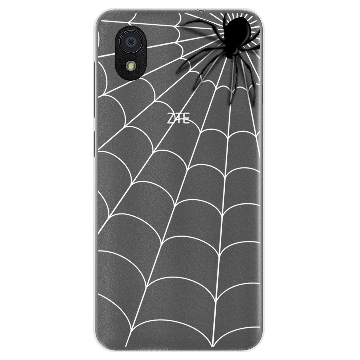 Funda Gel Transparente para Zte Blade A3 (2019) / L8 diseño Araña Dibujos