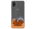 Funda Gel Transparente para Zte Blade A3 (2019) / L8 diseño Bufalo Dibujos
