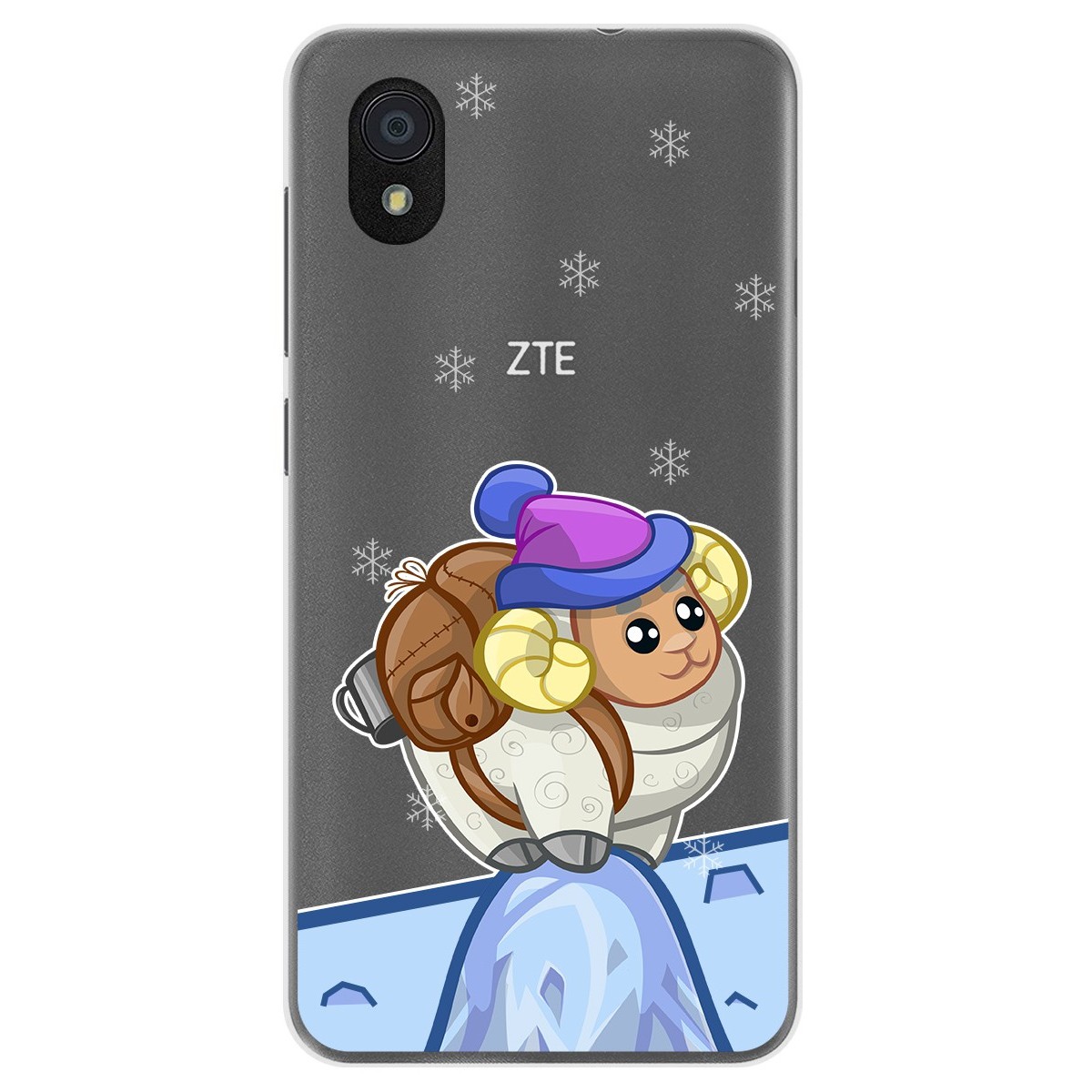 Funda Gel Transparente para Zte Blade A3 (2019) / L8 diseño Cabra Dibujos