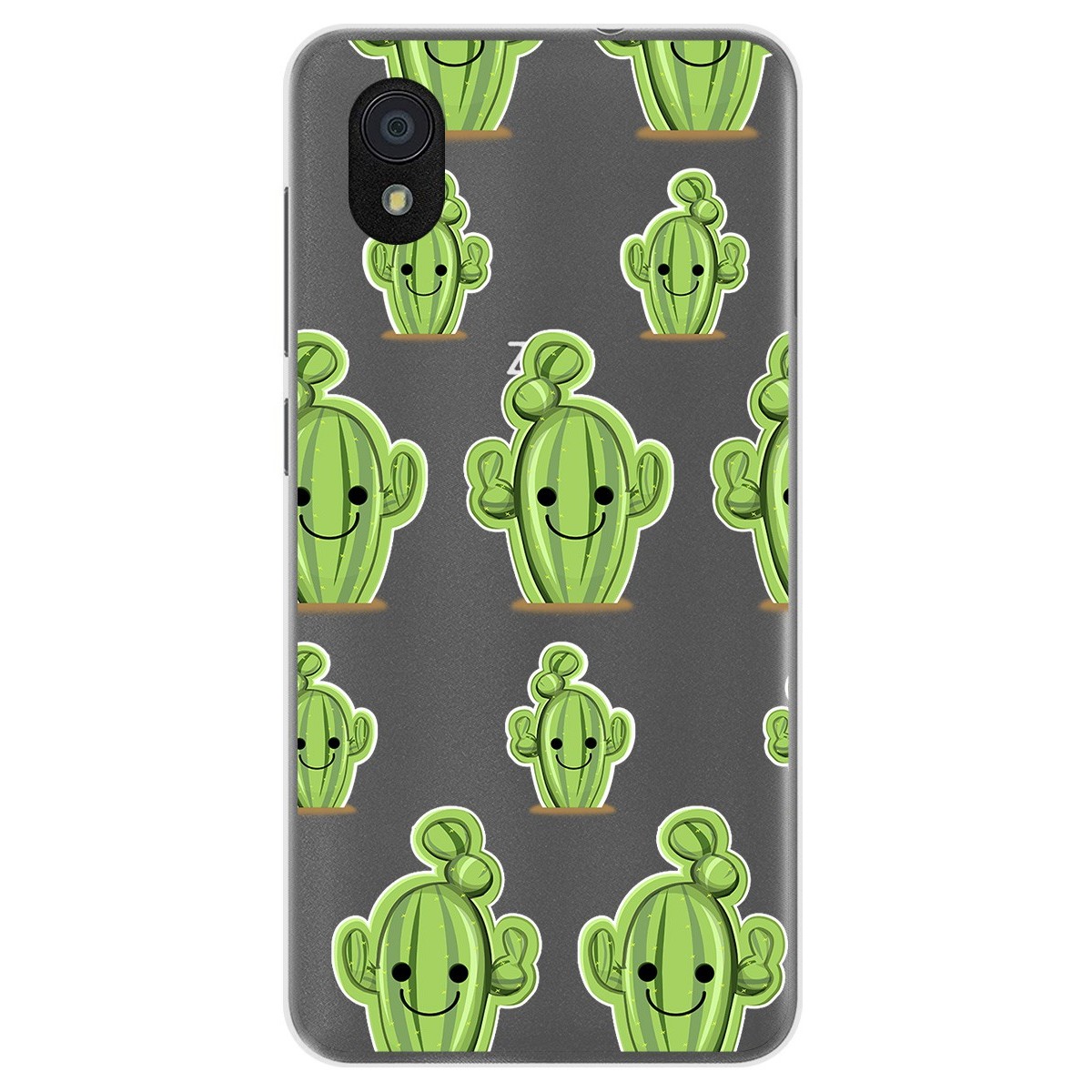 Funda Gel Transparente para Zte Blade A3 (2019) / L8 diseño Cactus Dibujos