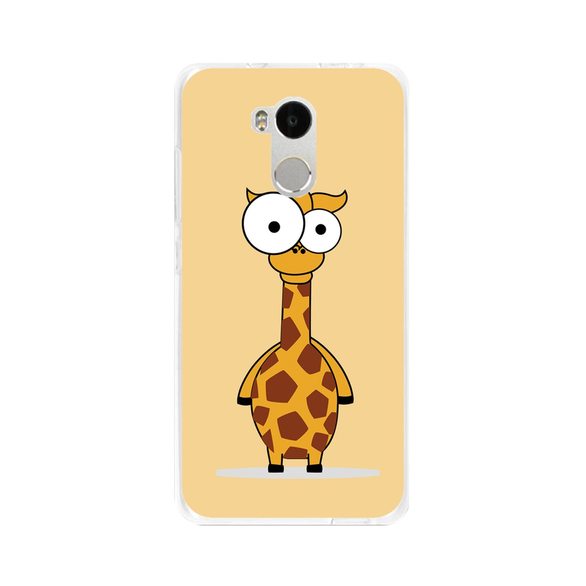 Funda Gel Tpu para Xiaomi Redmi 4 Pro Diseño Jirafa Dibujos
