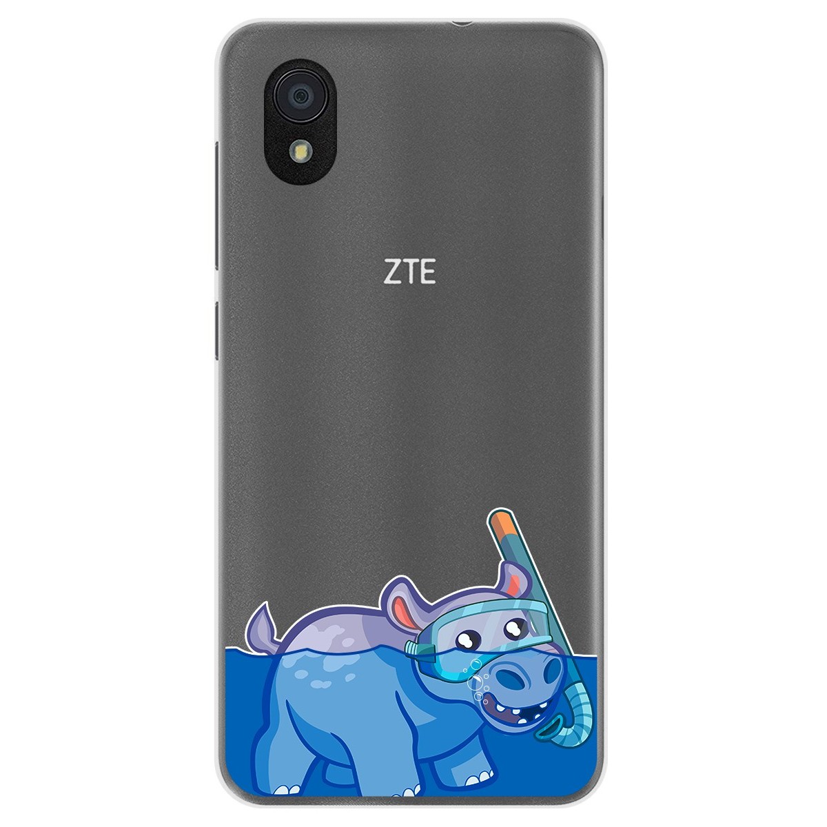 Funda Gel Transparente para Zte Blade A3 (2019) / L8 diseño Hipo Dibujos