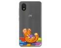 Funda Gel Transparente para Zte Blade A3 (2019) / L8 diseño Leopardo Dibujos