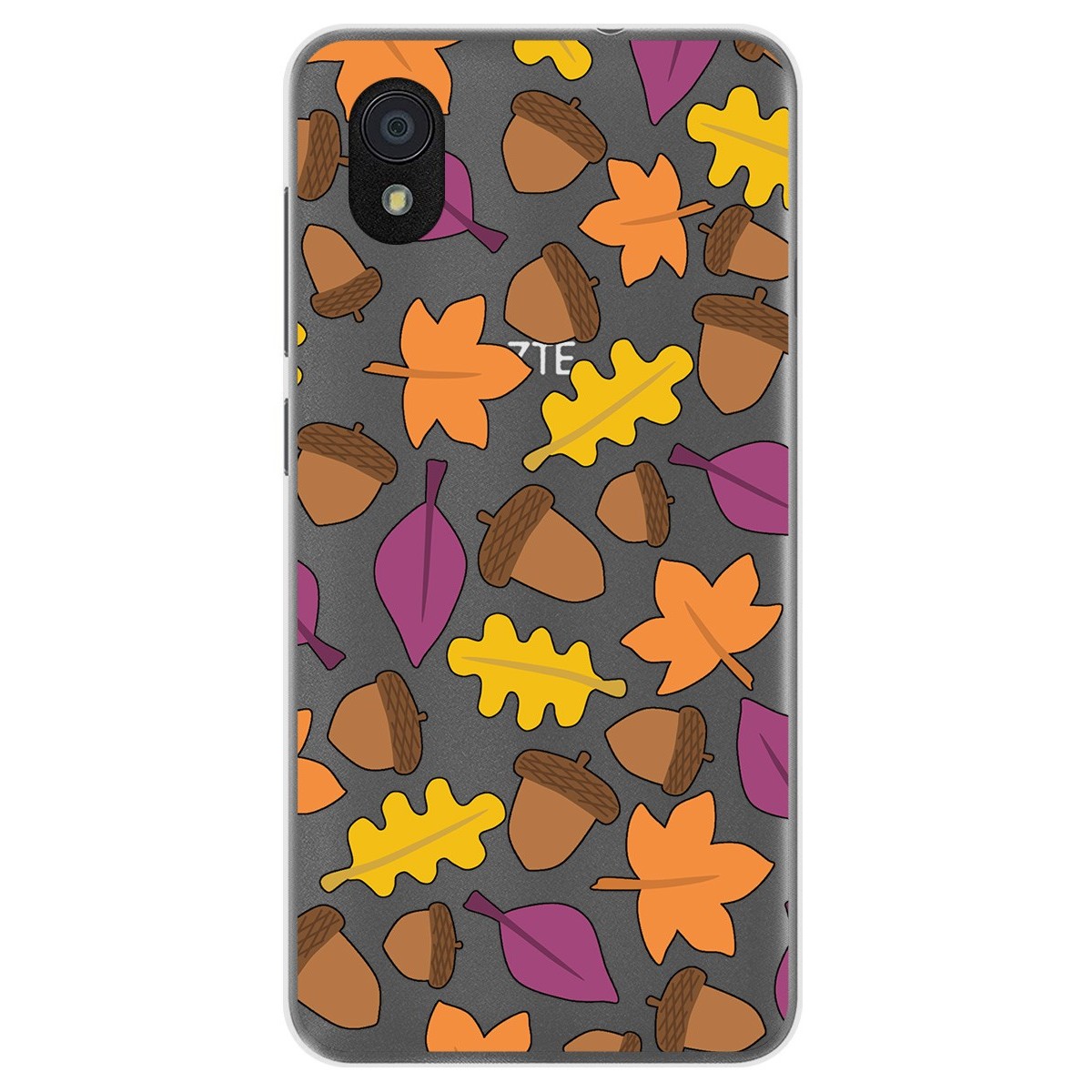Funda Gel Transparente para Zte Blade A3 (2019) / L8 diseño Otoño Dibujos