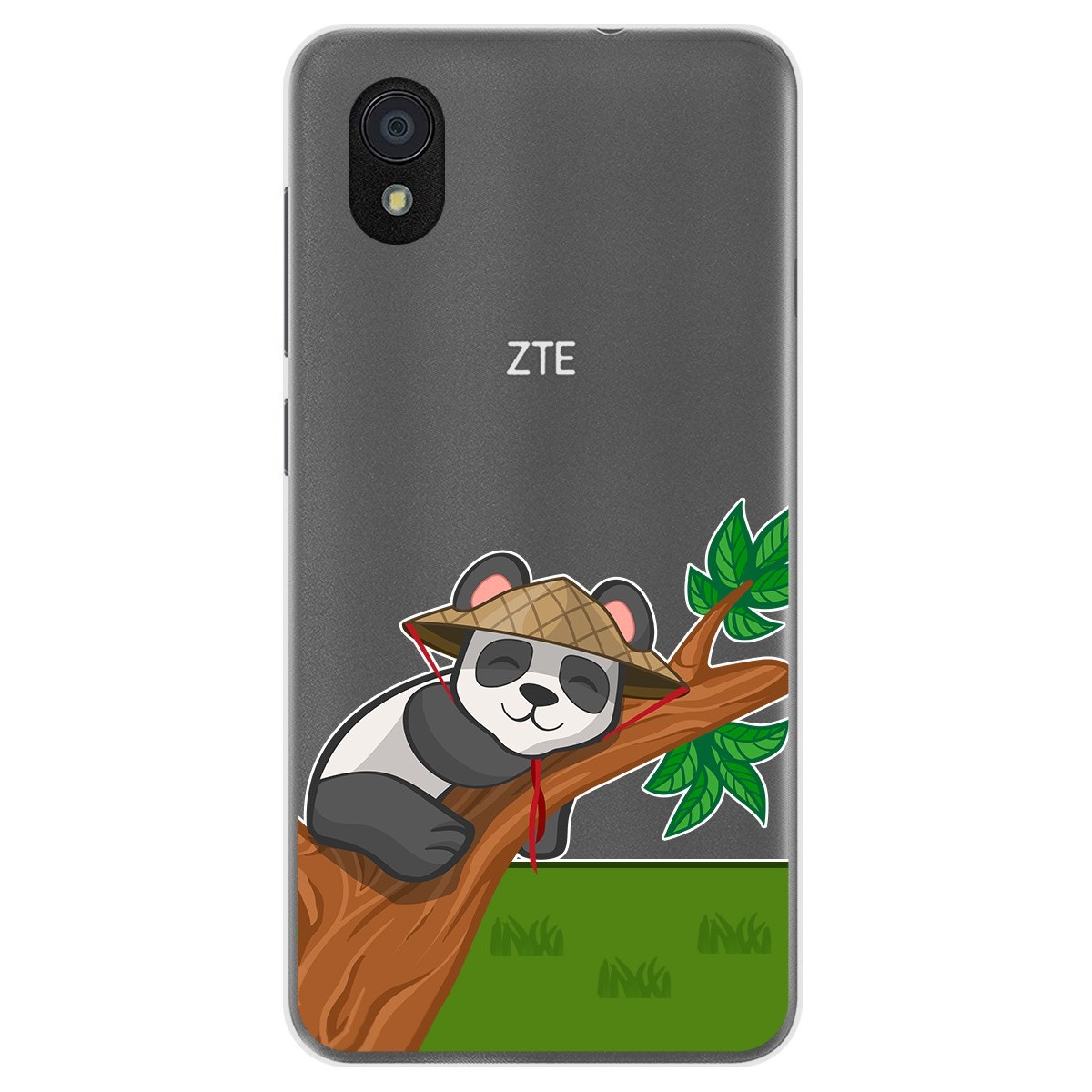 Funda Gel Transparente para Zte Blade A3 (2019) / L8 diseño Panda Dibujos