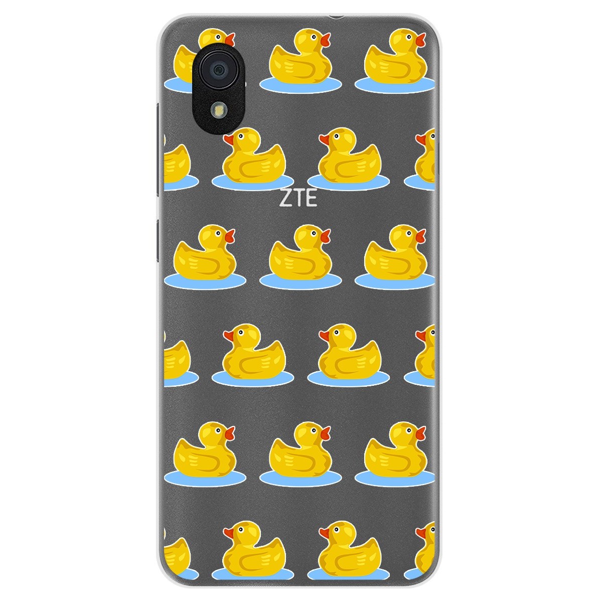 Funda Gel Transparente para Zte Blade A3 (2019) / L8 diseño Pato Dibujos