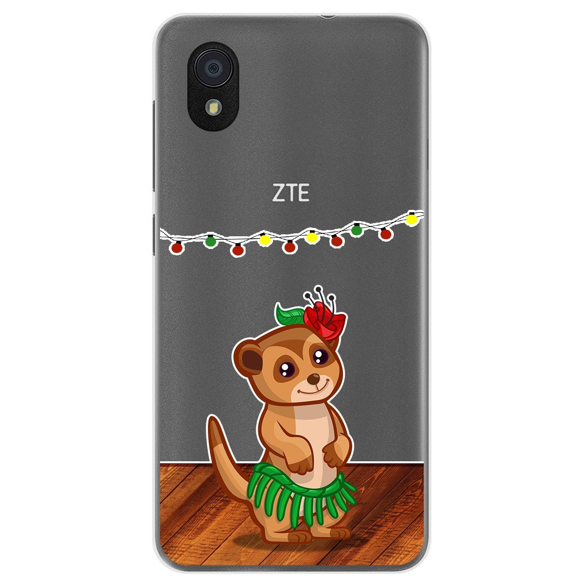 Funda Gel Transparente para Zte Blade A3 (2019) / L8 diseño Suricata Dibujos