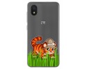Funda Gel Transparente para Zte Blade A3 (2019) / L8 diseño Tigre Dibujos