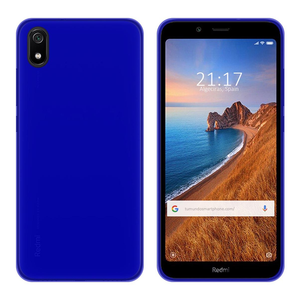 Funda Gel Tpu para Xiaomi Redmi 7A Color Azul