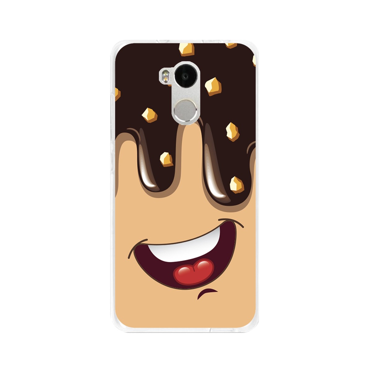 Funda Gel Tpu para Xiaomi Redmi 4 Pro Diseño Helado Chocolate Dibujos