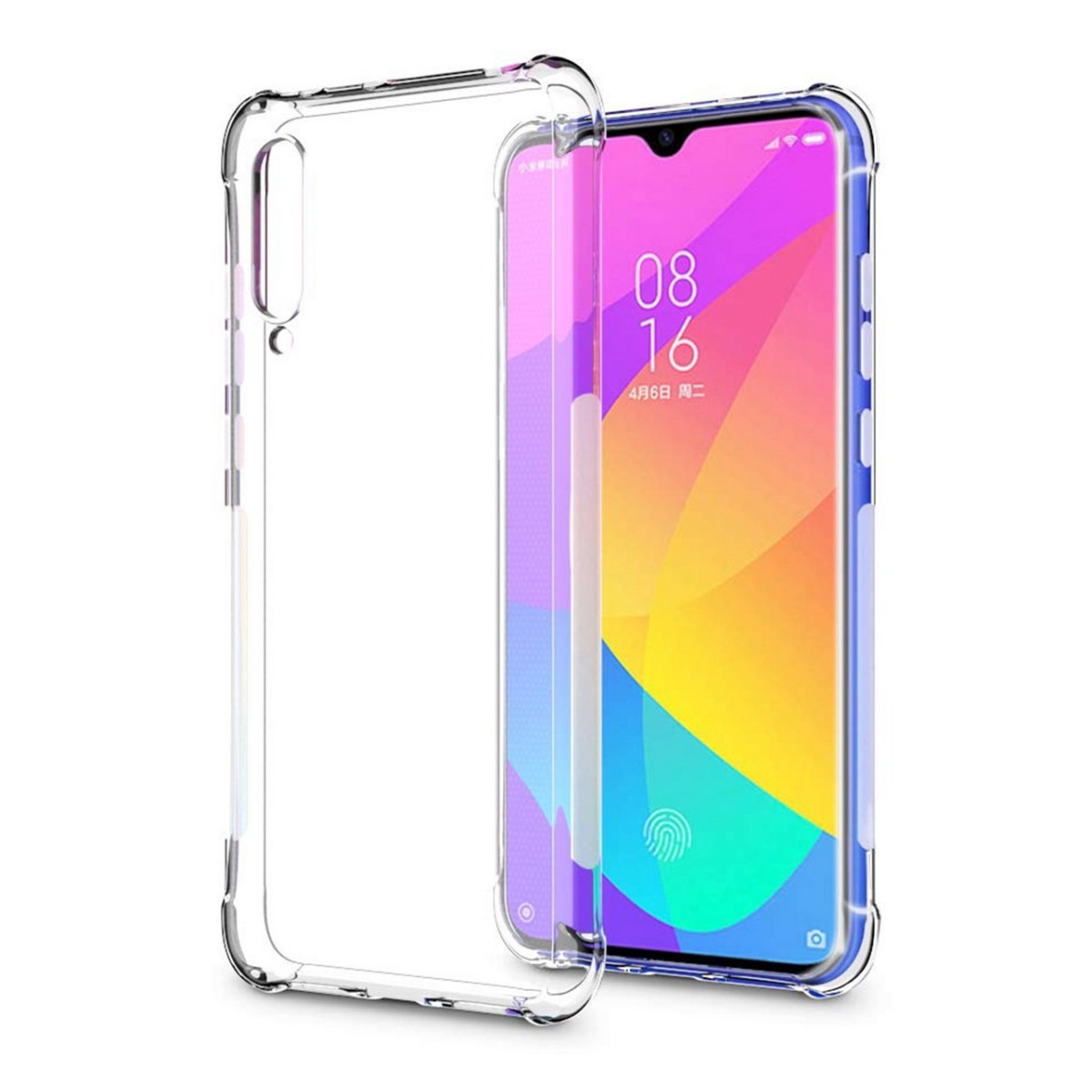 Funda Gel Tpu Anti-Shock Transparente para Xiaomi Mi 9 Lite