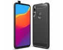 Funda Gel Tpu Tipo Carbon Negra para Huawei P Smart Z