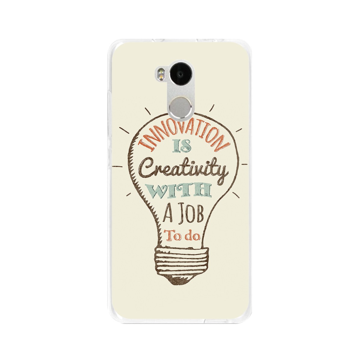 Funda Gel Tpu para Xiaomi Redmi 4 Pro Diseño Creativity Dibujos