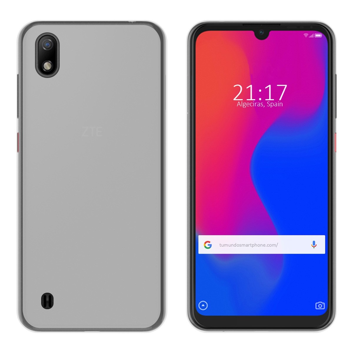 Funda Gel Tpu para ZTE Blade A7 2019 Color Transparente