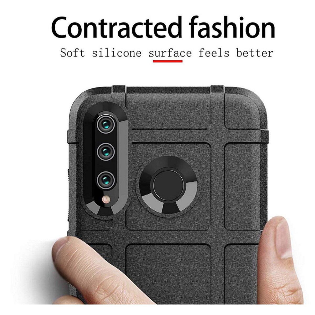 Funda Armor Rugged Shield Antigolpes para Huawei Honor 20 Lite color Negra