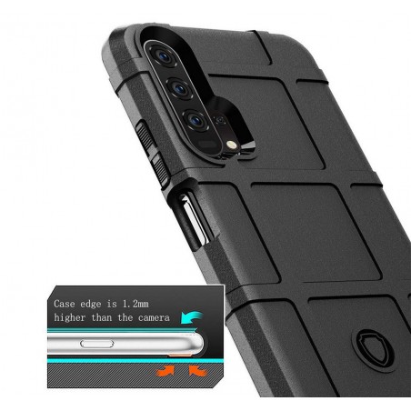 Funda Armor Rugged Shield Antigolpes para Huawei Honor 20 Pro color Negra