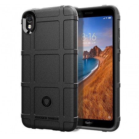 Funda Armor Rugged Shield Antigolpes para Xiaomi Redmi 7A color Negra