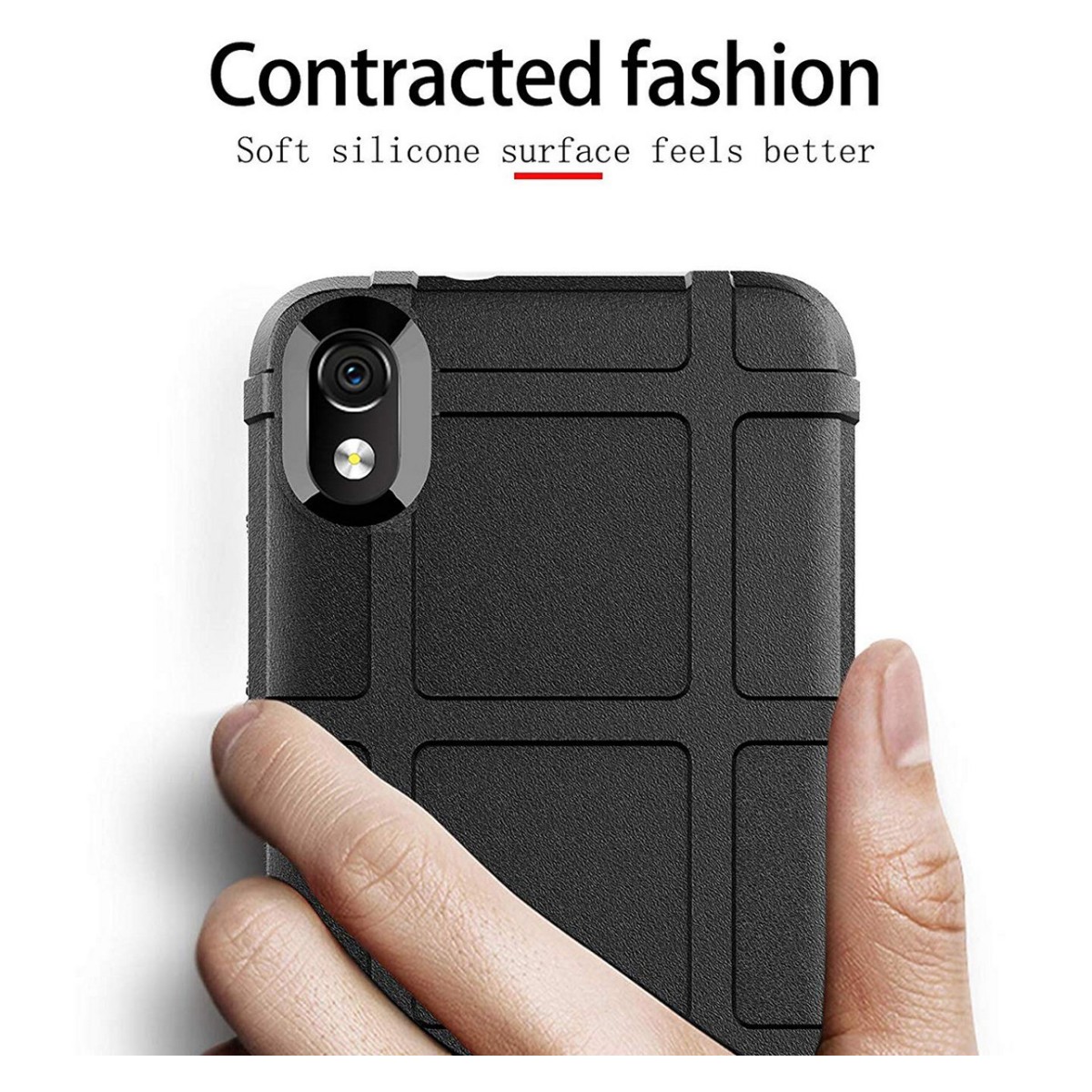 Funda Armor Rugged Shield Antigolpes para Xiaomi Redmi 7A color Negra