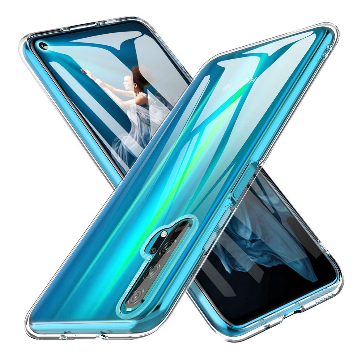 Funda Gel Tpu Fina Ultra-Thin 0,5mm Transparente para Huawei Honor 20 Pro