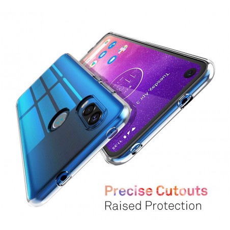 Funda Gel Tpu Fina Ultra-Thin 0,5mm Transparente para Motorola One Vision