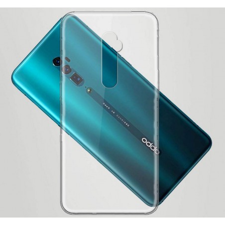 Funda Gel Tpu Fina Ultra-Thin 0,5mm Transparente para Oppo Reno 10x Zoom