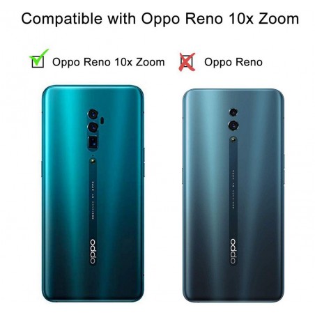 Funda Gel Tpu Fina Ultra-Thin 0,5mm Transparente para Oppo Reno 10x Zoom