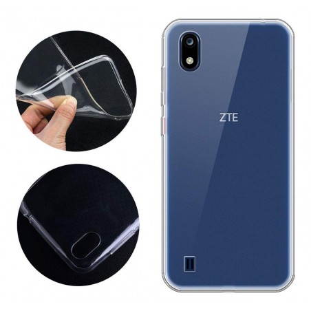 Funda Gel Tpu Fina Ultra-Thin 0,5mm Transparente para ZTE Blade A7 2019