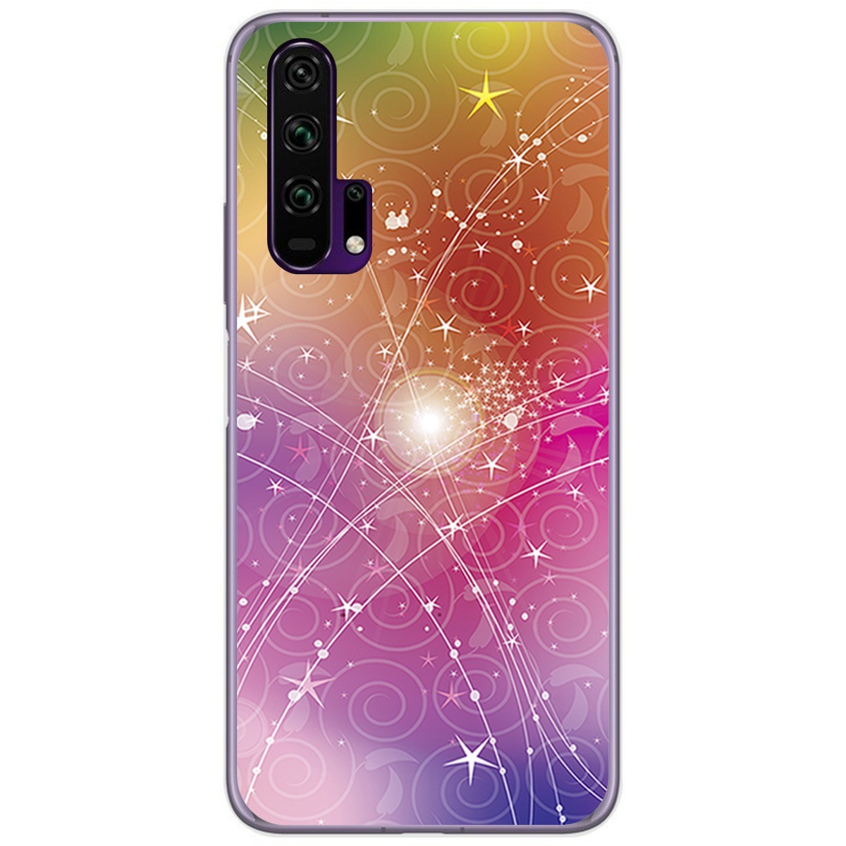 Funda Gel Tpu para Huawei Honor 20 Pro diseño Abstracto Dibujos