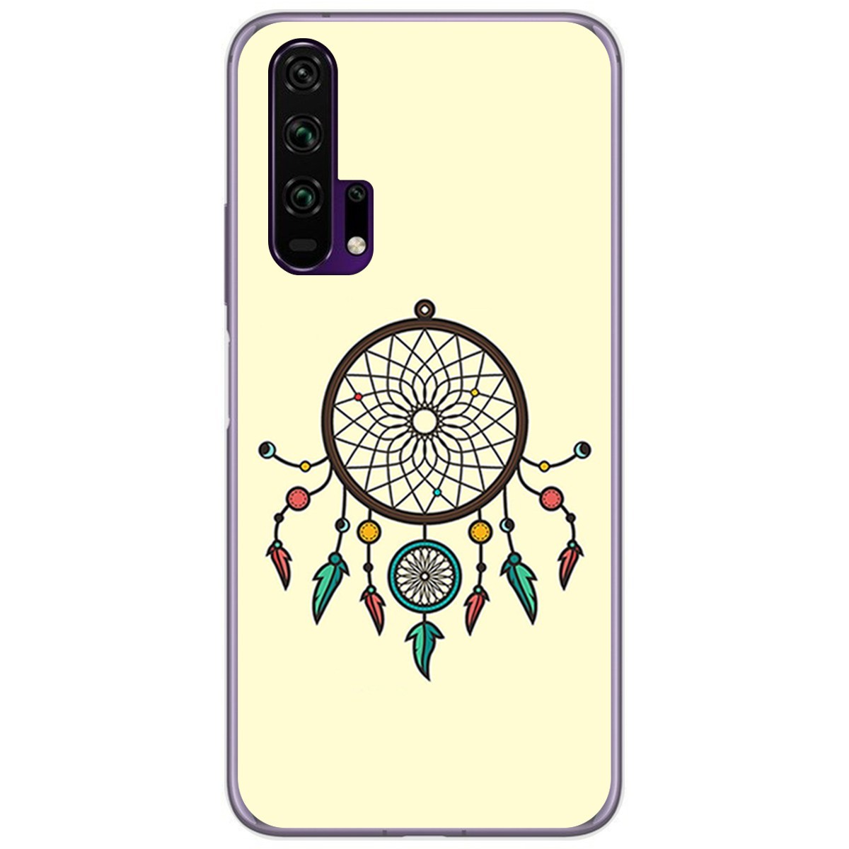 Funda Gel Tpu para Huawei Honor 20 Pro diseño Atrapasueños Dibujos