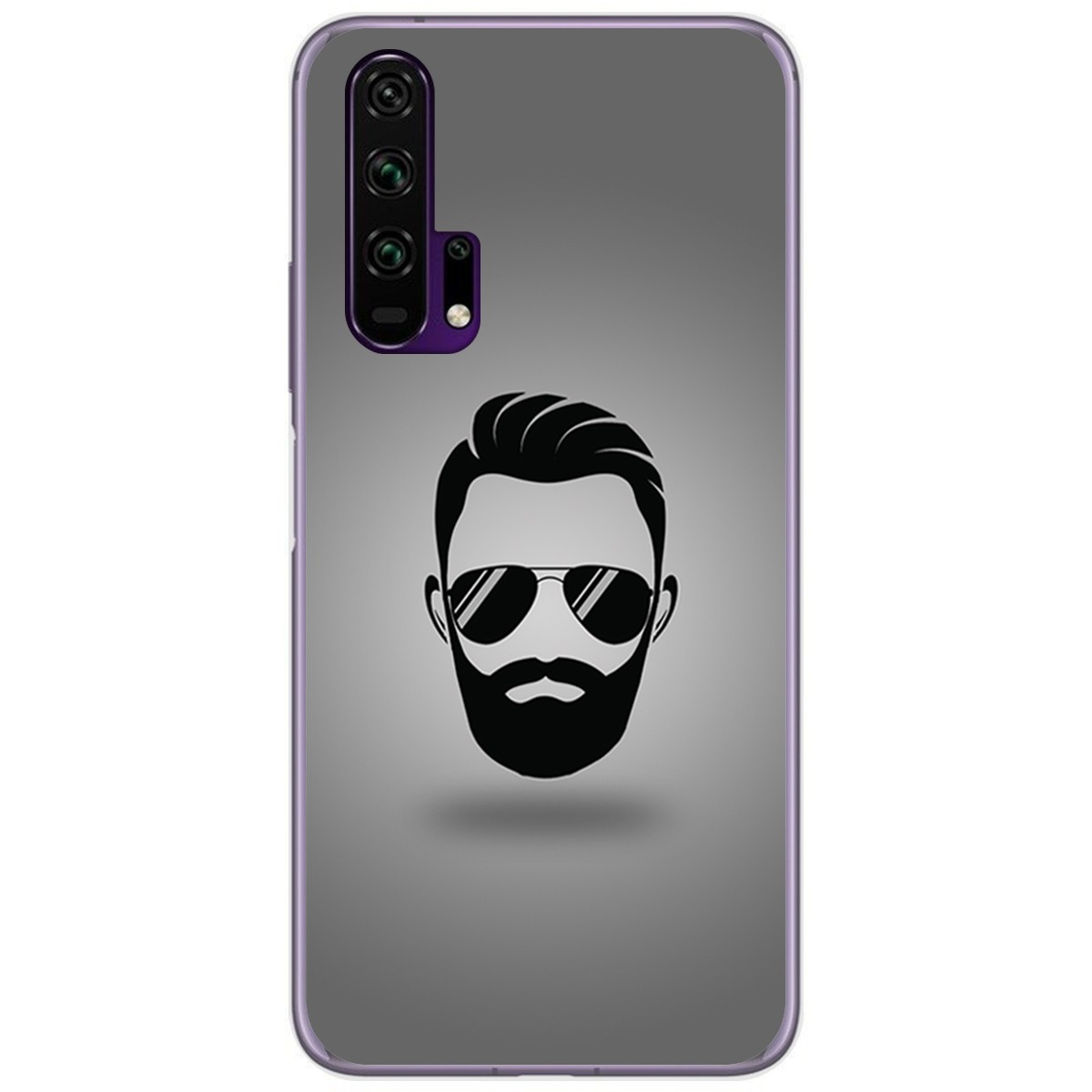 Funda Gel Tpu para Huawei Honor 20 Pro diseño Barba Dibujos