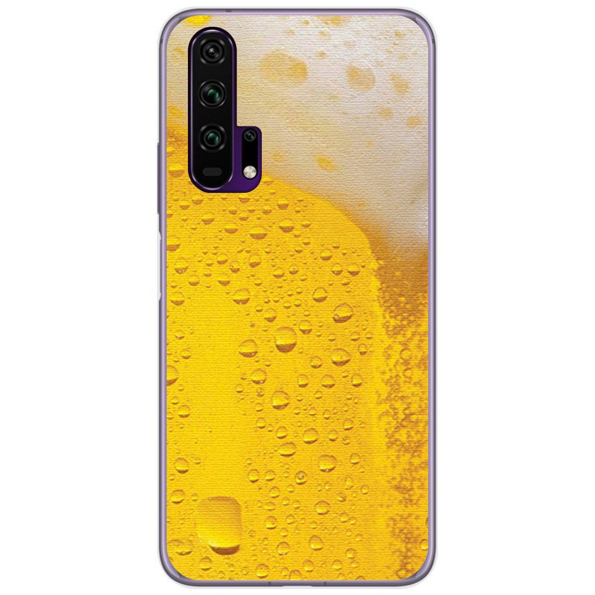 Funda Gel Tpu para Huawei Honor 20 Pro diseño Cerveza Dibujos