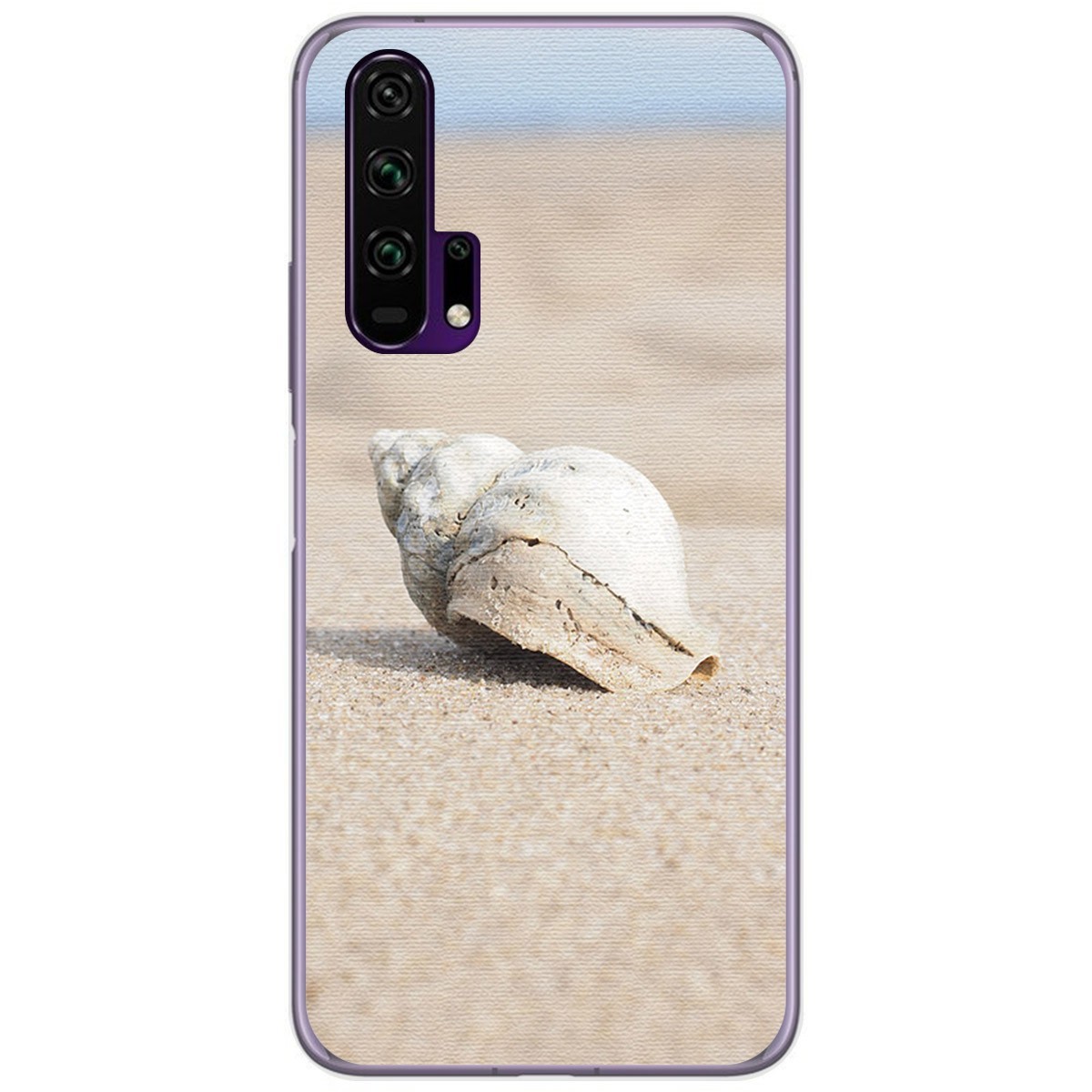 Funda Gel Tpu para Huawei Honor 20 Pro diseño Concha Dibujos