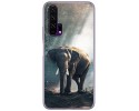 Funda Gel Tpu para Huawei Honor 20 Pro diseño Elefante Dibujos