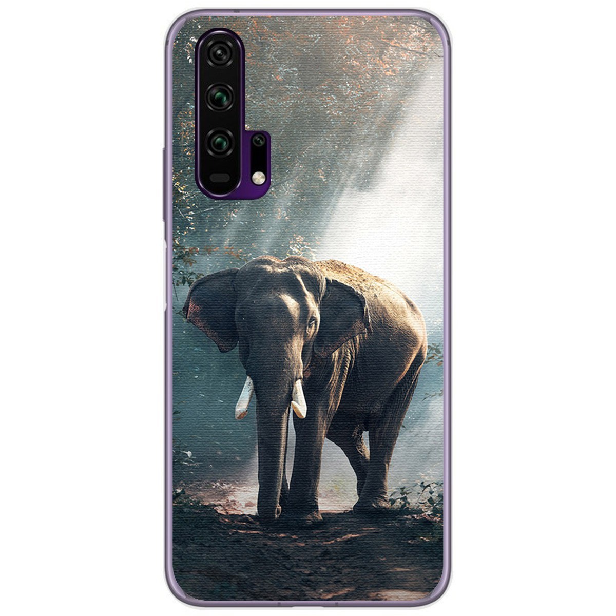 Funda Gel Tpu para Huawei Honor 20 Pro diseño Elefante Dibujos