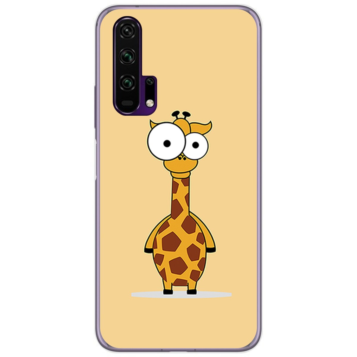 Funda Gel Tpu para Huawei Honor 20 Pro diseño Jirafa Dibujos