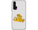 Funda Gel Tpu para Huawei Honor 20 Pro diseño Leones Dibujos
