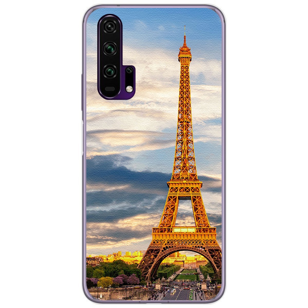 Funda Gel Tpu para Huawei Honor 20 Pro diseño Paris Dibujos