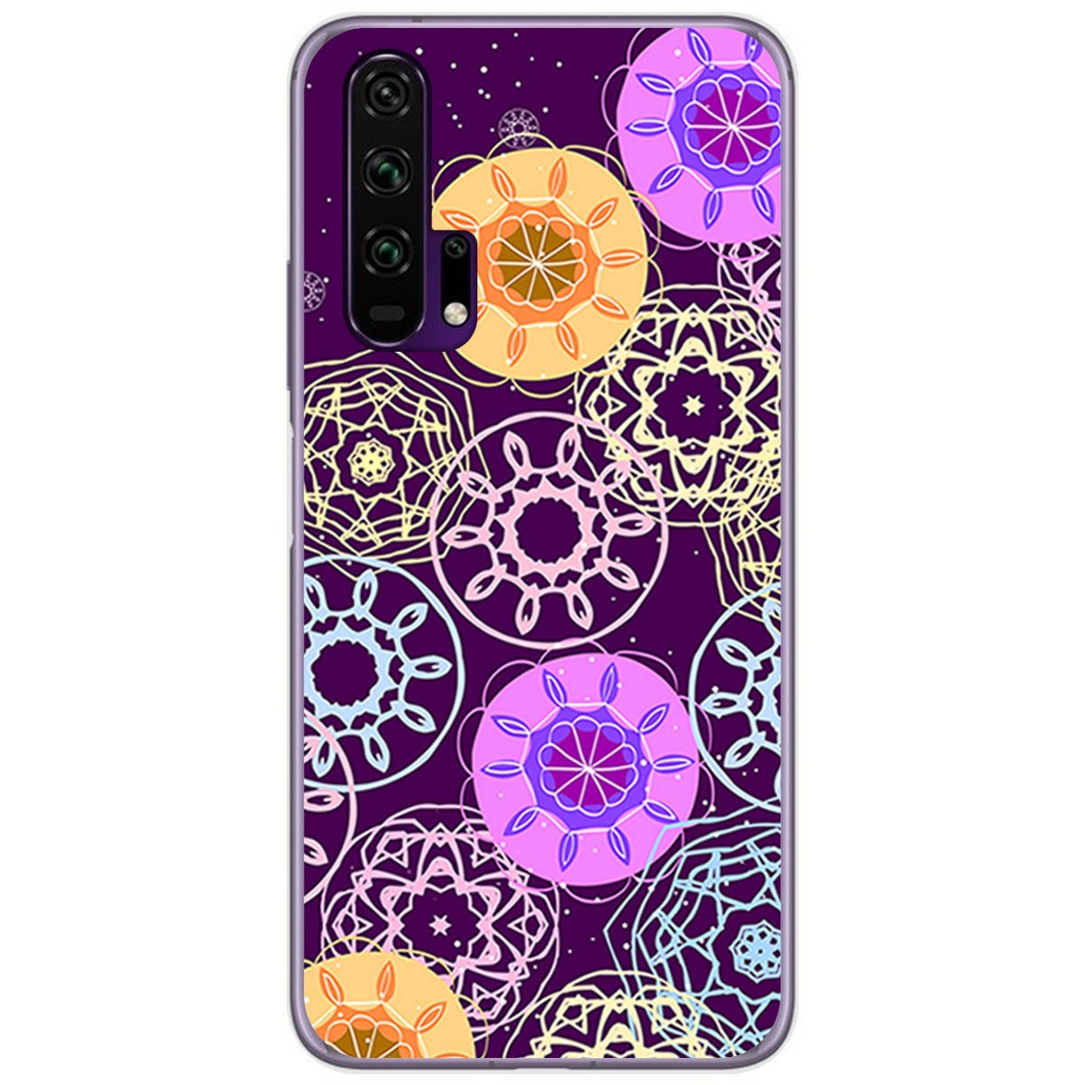 Funda Gel Tpu para Huawei Honor 20 Pro diseño Radial Dibujos