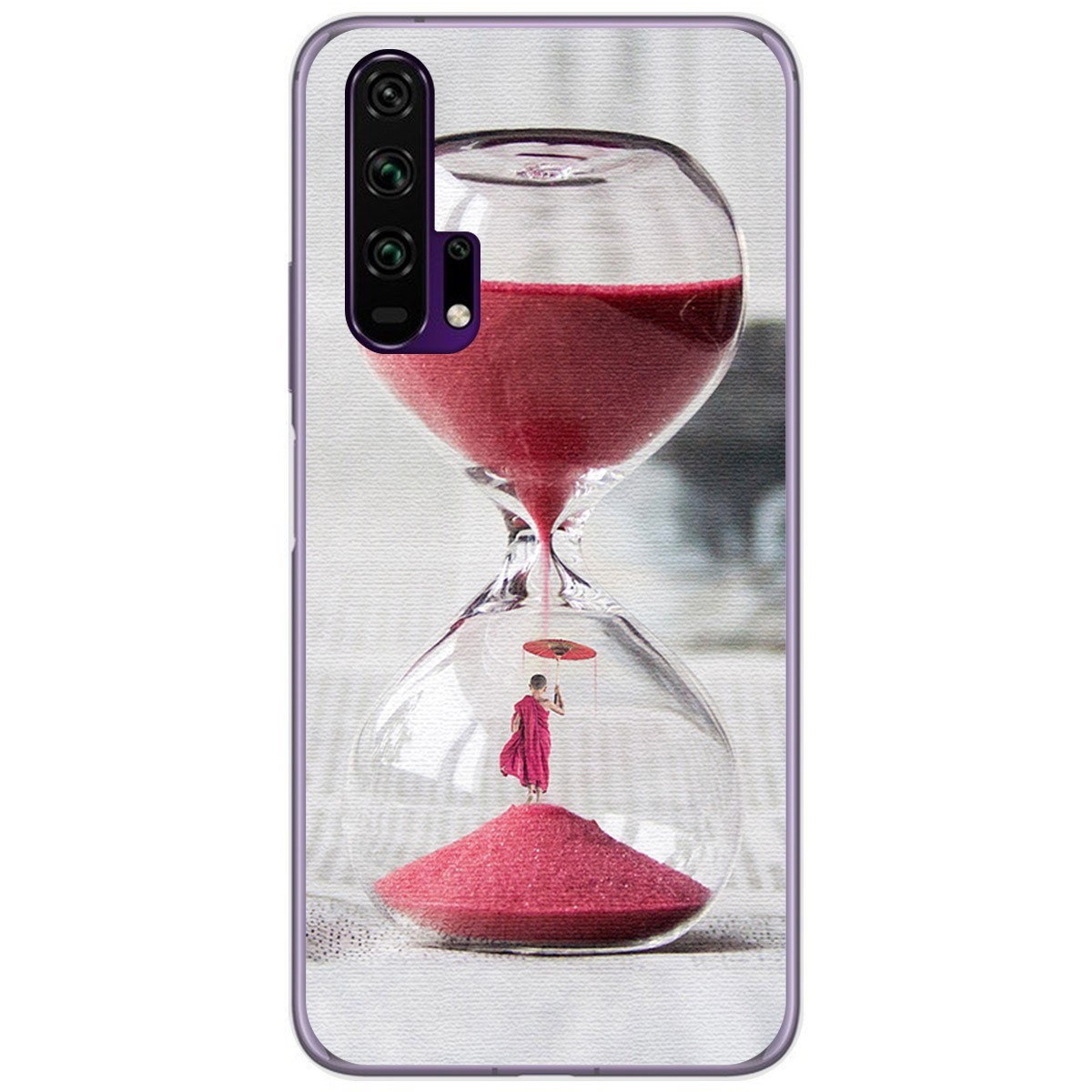 Funda Gel Tpu para Huawei Honor 20 Pro diseño Reloj Dibujos