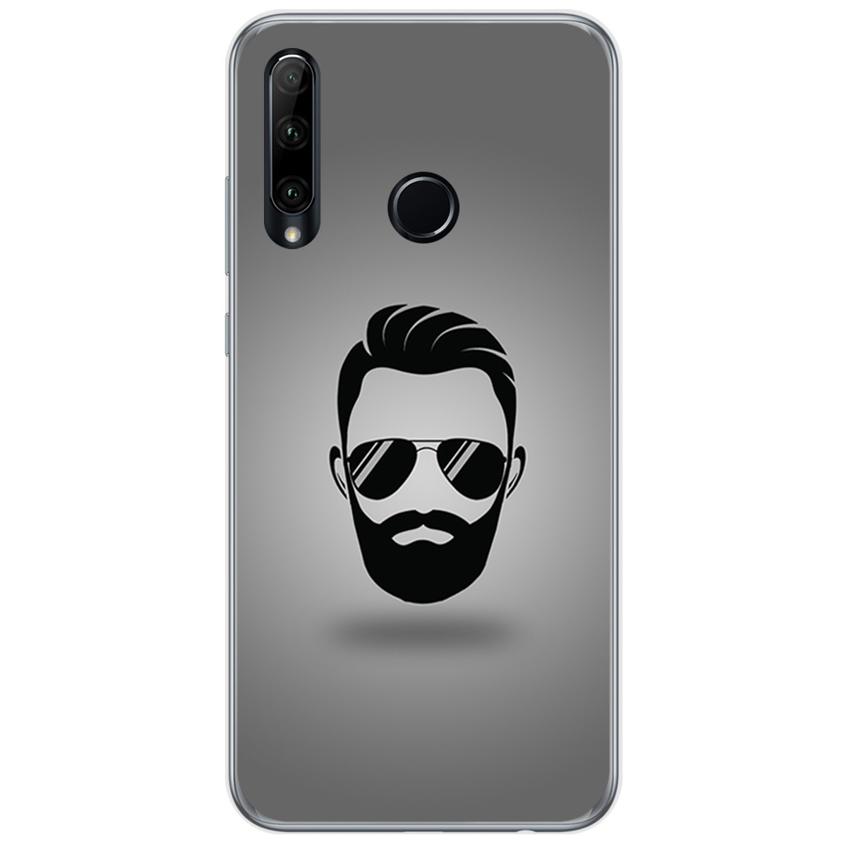 Funda Gel Tpu para Huawei Honor 20 Lite diseño Barba Dibujos