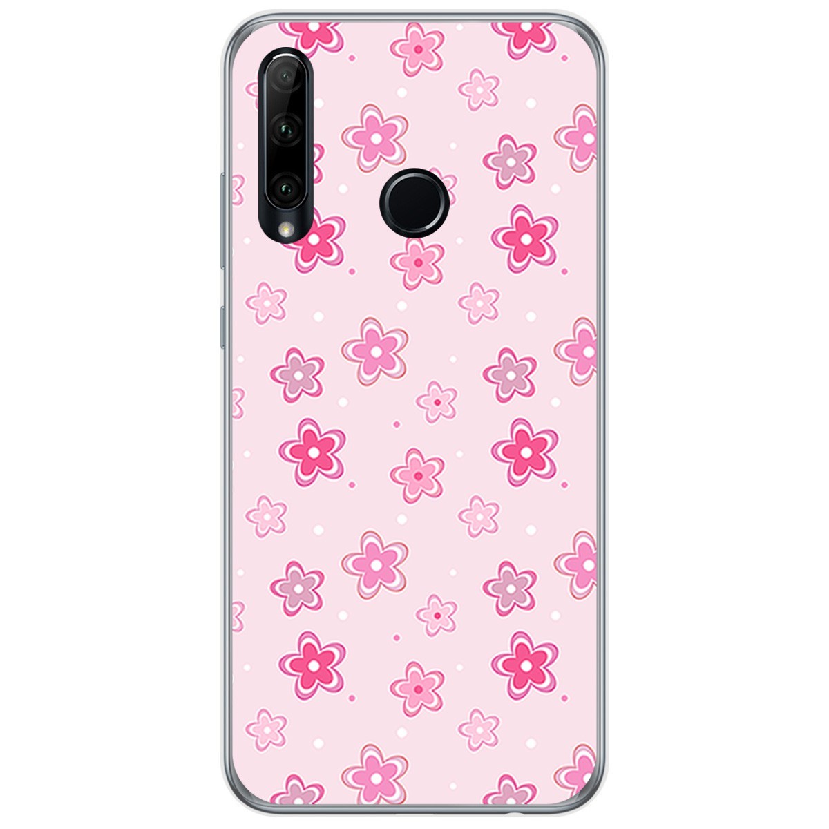Funda Gel Tpu para Huawei Honor 20 Lite diseño Flores Dibujos