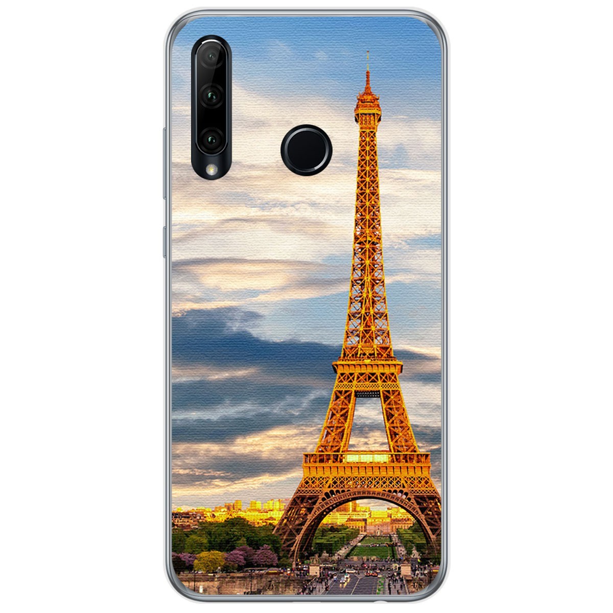 Funda Gel Tpu para Huawei Honor 20 Lite diseño Paris Dibujos