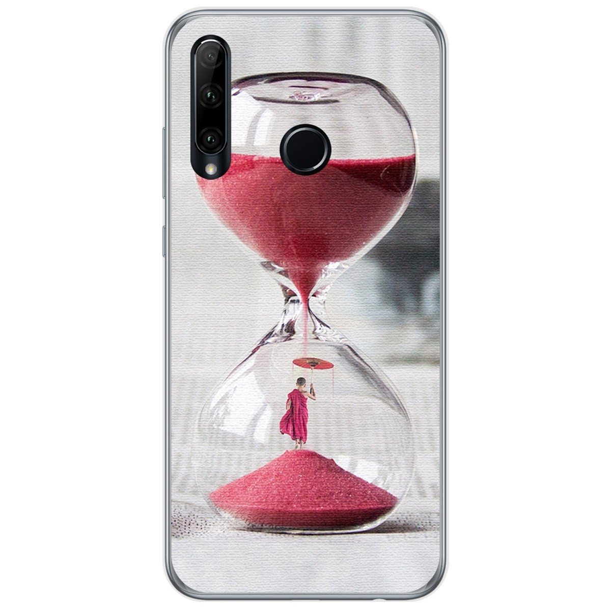 Funda Gel Tpu para Huawei Honor 20 Lite diseño Reloj Dibujos