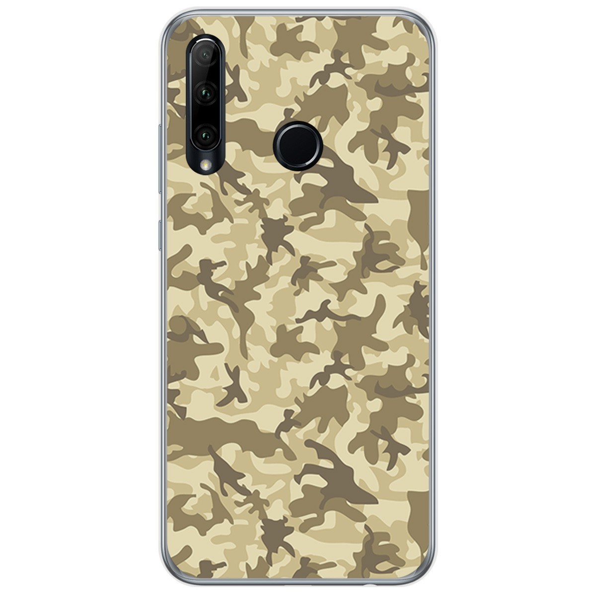 Funda Gel Tpu para Huawei Honor 20 Lite diseño Sand Camuflaje Dibujos