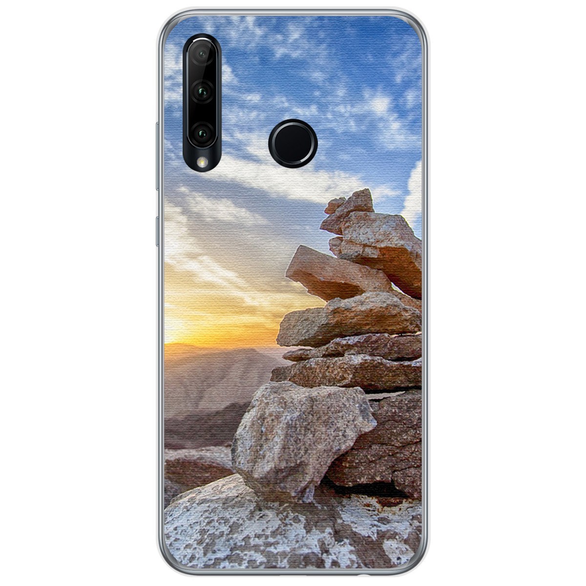 Funda Gel Tpu para Huawei Honor 20 Lite diseño Sunset Dibujos