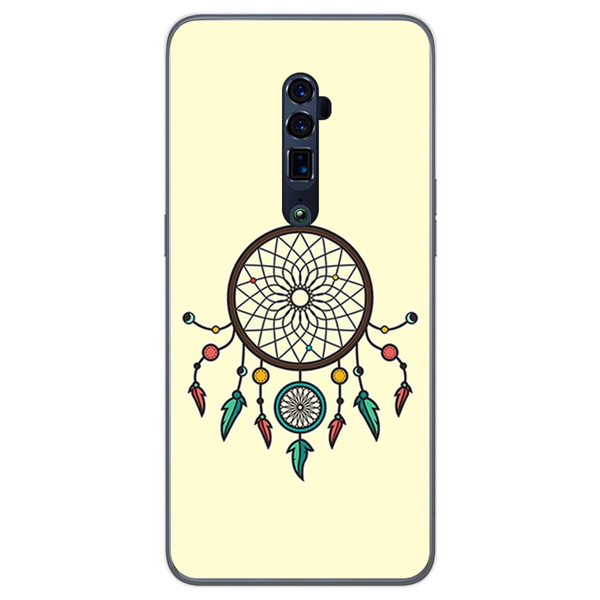 Funda Gel Tpu para Oppo Reno 10x Zoom diseño Atrapasueños Dibujos