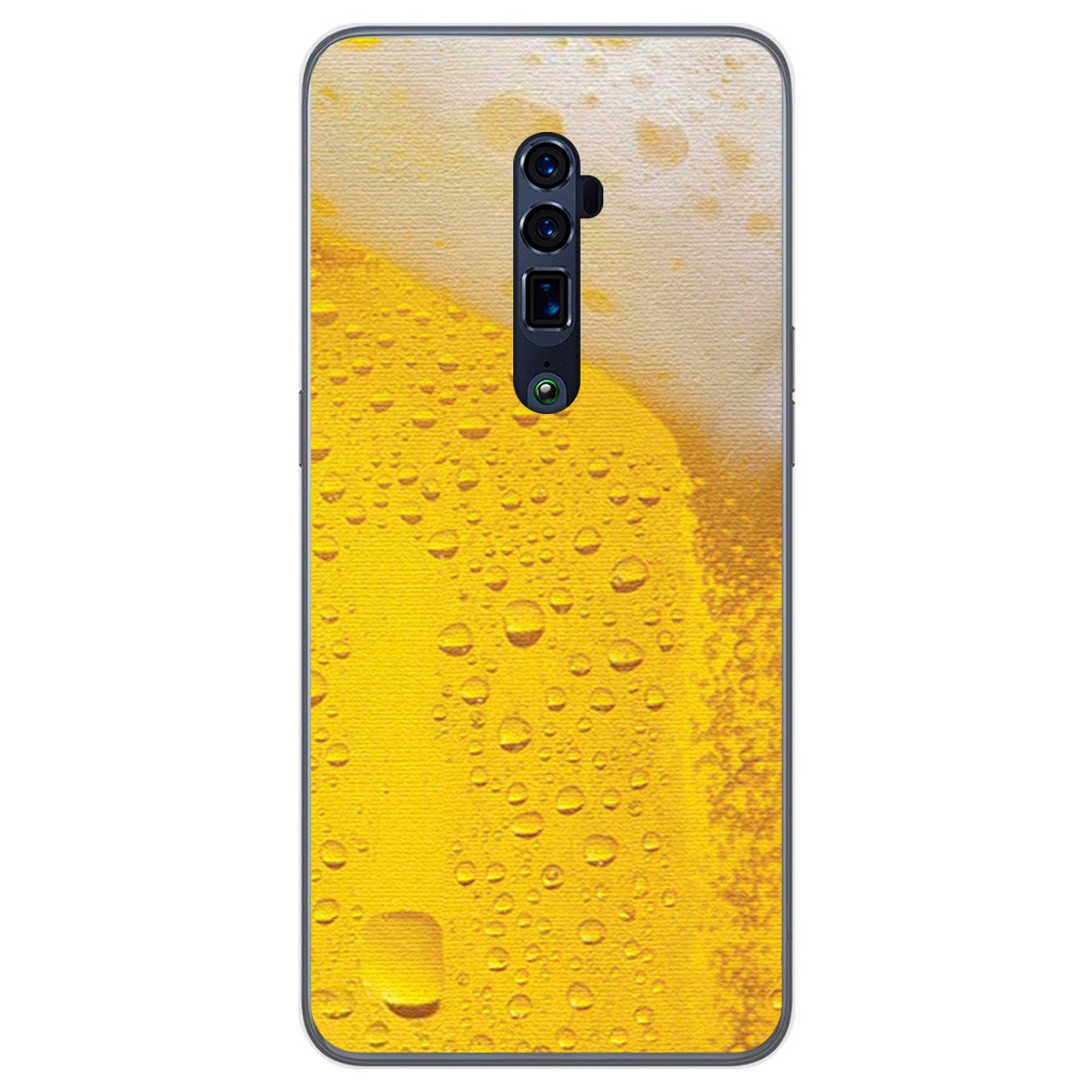 Funda Gel Tpu para Oppo Reno 10x Zoom diseño Cerveza Dibujos
