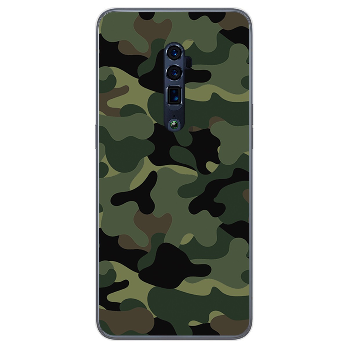Funda Gel Tpu para Oppo Reno 10x Zoom diseño Camuflaje Dibujos